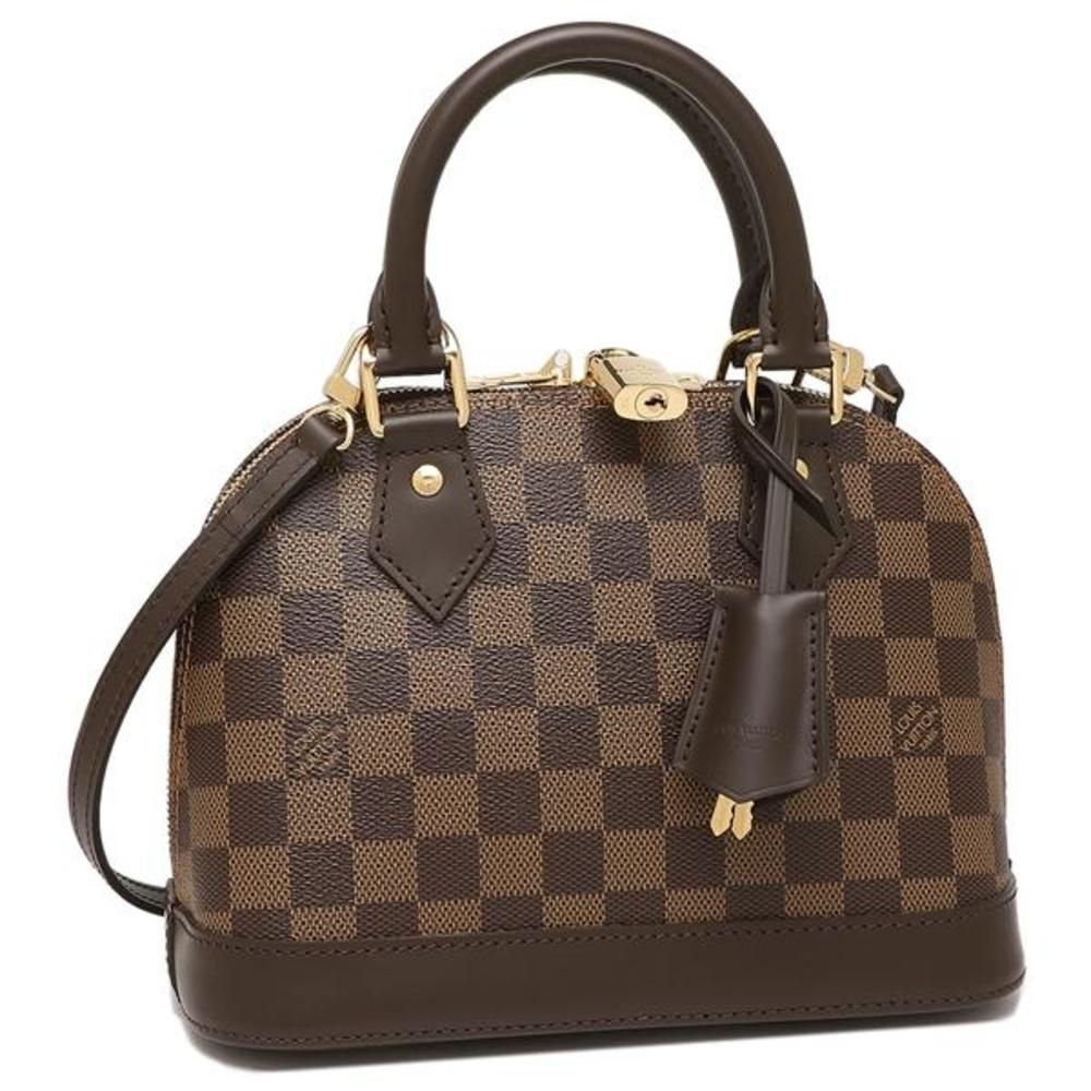 Louis Vuitton Alma BB Damier Ebene Mini Shoulder Bag Brown